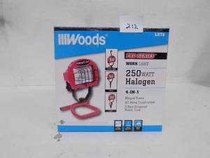 lot 212 image: Woods pro series Halogen