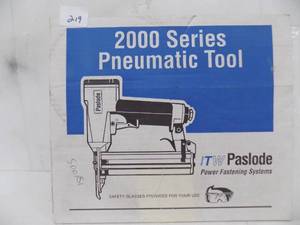 lot 219 image: 2000 series pneumatic tool finish nailer