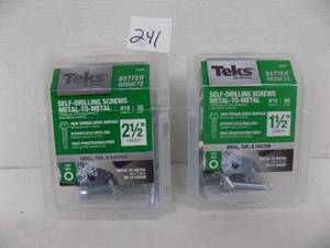 lot 241 image: TEKS self-drilling screws