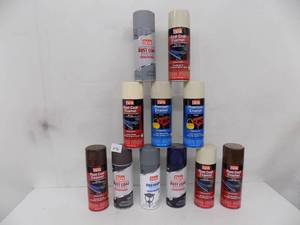 lot 246 image: 11 cans- Do It Best spray paint (mix)