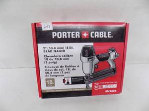 lot 247 image: Porter Cable 2 brad nailer