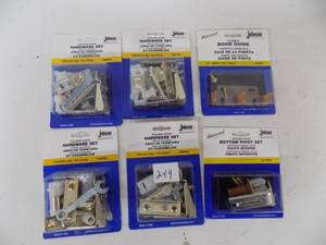 lot 249 image: Johnson folding door hardware sets
