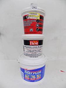 lot 262 image: Ceramic tile adhesive  Stucco repair  Hydraulic cement