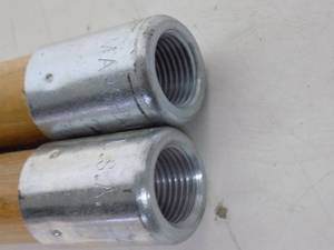 lot 277 image: 2- 48x1 pole drywall handle sanders