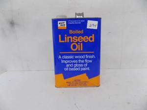 lot 294 image: 1 gal Klean strip boiled linseed oil