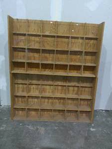 lot 1 image: Set of 2 Pamphlet Display Shelf-35 38 x 21