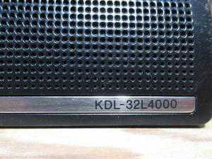 lot 81 image: Sony KDL-32L4000 32 169 BRAVIA LCD 720p TV