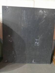 lot 106 image: Set of 2 Real Slate Chalk Board Paneling-32 x 21  32 x 36