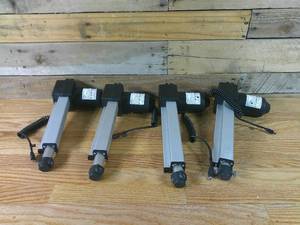 lot 128 image: Lot of 4 Linear Actuators 24v 50w