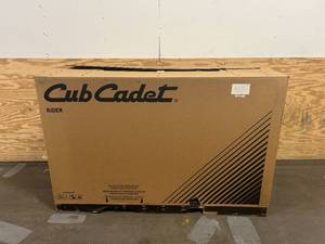 lot 1 image: CUB CADET 30 in. 56-Volt MAX 30 Ah Battery Lithium-Ion Electric Drive Cordless Riding Lawn Tractor - Reserve $1900