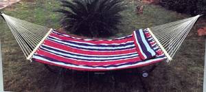 lot 33 image: BACKYARD EXPRESSIONS Quilted Hammock