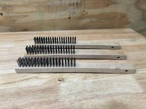 lot 87 image: Lot of 3- Wire Brushes