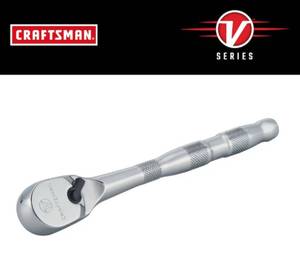 lot 40 image: CRAFTSMAN V-Series 96-Tooth 12-in Drive Comfort Grip Handle Ratchet