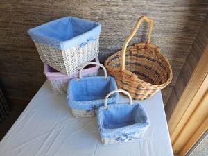 lot 102 image: Basket Decor and Organization Bundle