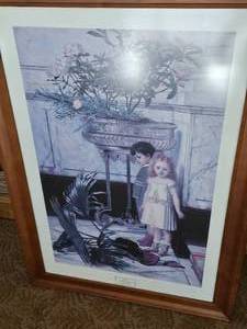 lot 53 image: Jan Verhas Print Broken Flower Pot
