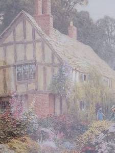 lot 62 image: Classic Irish Fine Art Print by Arthur Claude Strachan - Cottage Consort