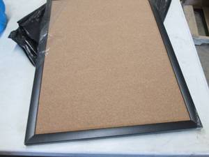 23x17 inch Black Framed Cork Board...