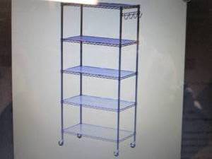 Alera 5-Shelf Wire Shelving Kit wit...
