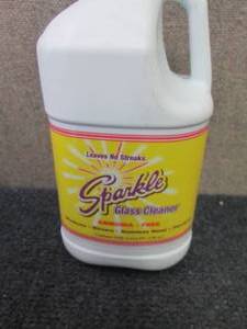 4 Gallons Sparkle Glass Cleaner...