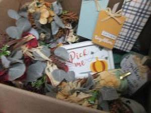 Box of Fall Dcor...