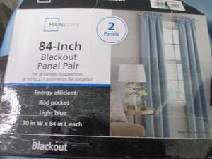 2- Blackout Panel Pairs 30x84 inche...