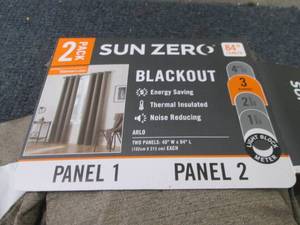 Sun Zero Blackout Panel Pair 40x84 ...