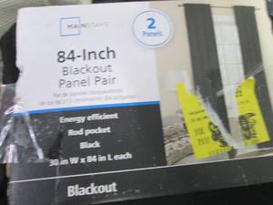 2 Nonmatching Blackout Panel Pairs...