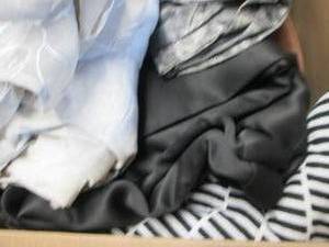 Box of Curtains, Tablecloths etc...