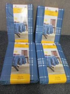 4- 70 inch Peva Tablecloths...