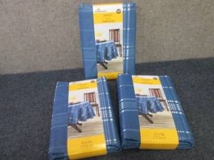 3- 70 inch Peva Tablecloths...