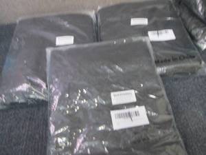 3- 50x80 inch Black Sequinned Table...
