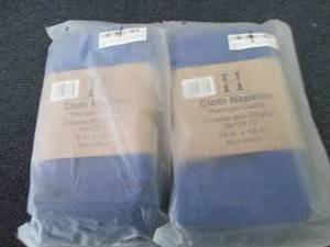 2- 12 pks Cloth Napkins 18x18 inche...