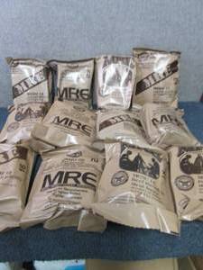 Sealed Case of 12 MREs Meal Ready ...