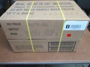 Sealed Case of 12 MREs Meal Ready ...