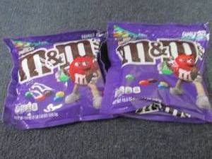 2- 18 oz Bags Dark Chocolate M&Ms...