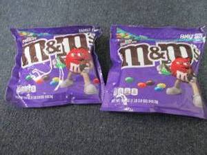 2- 18 oz Bags Dark Chocolate M&Ms...
