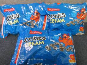3- 21 oz Bags Malt O Meal Cookies &...