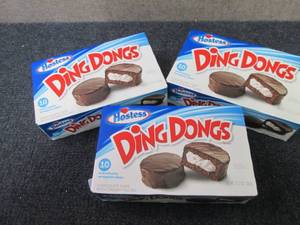 3- 12.7 oz Boxes Hostess Ding Dongs...