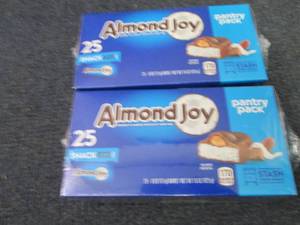 2- 25 ct pks Almond Joy Snack Size ...