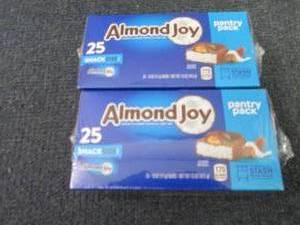 2- 25 ct pks Almond Joy Snack Size ...