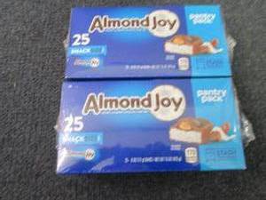 2- 25 ct pks Almond Joy Snack Size ...