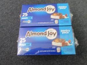 2- 25 ct pks Almond Joy Snack Size ...