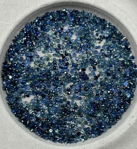 44.12 Carat Blue Sapphire Large Lot of Melee Loose Stones