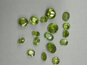 29.27 Carat Peridot Assorted Shapes & Sizes Lot of Loose Stones