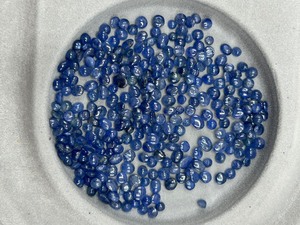 62.29 Carat Blue Sapphire Assorted Cabochon Shapes & Sizes Large Lot of Loose Stones
