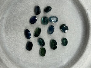 16.60 Carat Blue Sapphire Assorted Size & Shape Lot of Loose Stones