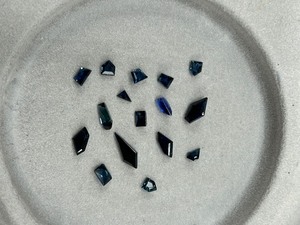 6.04 Carat Blue Sapphire Fancy Cut Assorted Lot of Loose Stones