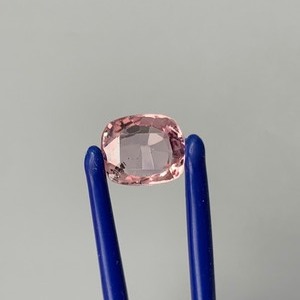 2.35 Carat Peachy Pink Corundum Modified Rectangular Cushion Cut