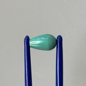 2.74 Carat Turquoise Cabochon Briolette Teardrop Drilled Bead