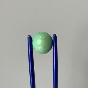 4.80 Carat Green Stone Round Cabochon Cut